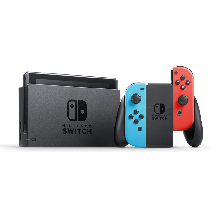 Nintendo Switch V2 Neon/ Gray Joy-Con Like New 99% Mod Chip - Học 