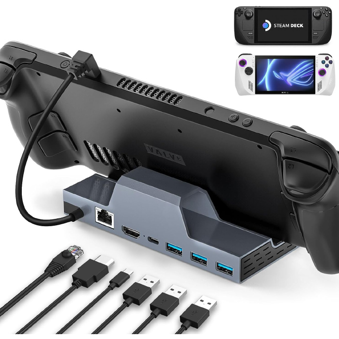 IINE Dock Xuất Hình Cho Steam Deck - Asus ROG Ally - Nintendo Switch - Học  Viện Gaming