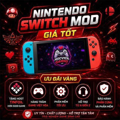 Switch Mod Commincation Máy Nintendo Switch Mod Chip - Học Viện Gaming
