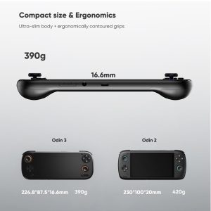 Máy chơi game cầm tay AYN Odin 3 | Màn AMOLED 6 inch 120Hz, Snapdragon 8 Elite, Android 15, cài full game - Hình ảnh 5