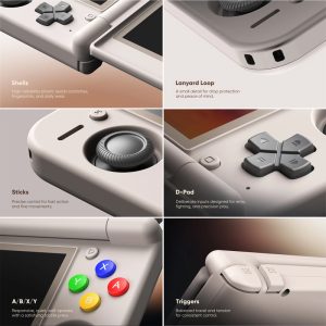 Alternative view of Máy chơi game cầm tay Android Retroid Pocket Duo Lite | LCD, Qualcomm Dragonwing QCS6125, Android 15, tặng 10000 game Switch + Retro